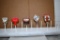 Nectar Beer, Duquesne Beer, Drewry's Beer, Rheingold Extra Dry, Stegmaier Beer Tap Handle Markers