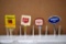 Genesee Light, Genesee Beer, King Beer, Narragansett 96 Extra Light Beer Tap Handle Markers