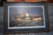 Terri Redlin Signed Print, Lights Of Home, 4195 Of 9,500 Framed And Matted, 32''x22''