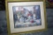 Smthng brrwd-smthmg Blue Joey Evans Print, Framed And Matted, 36''x22''
