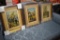 (3) Lithographs, With Remarkably Bright Color From Our Country Defense Force In War Peace,