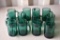 (12) Green Teal Coffee Mugs