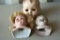 Assortment Of Vintage Doll Heads