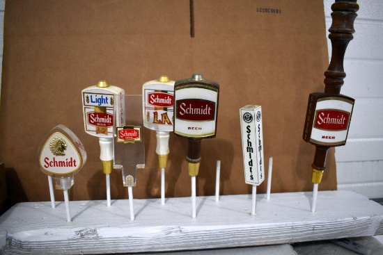 (7) Schmidt Beer Tap Handle Markers