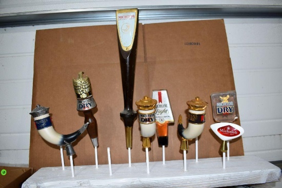(3) Michelob Dry Beer, (2) Michelob Light, (2) Michelob Beer, (1) Michelob Classic Dark Beer Tap