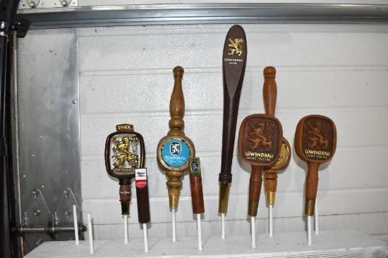 (8) Lowenbrau Munich Beer Tap Handle Markers