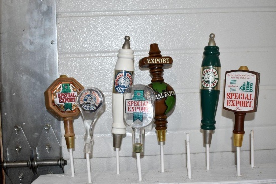 (7) Special Export and Special Export Light Beer Tap Handle Markers