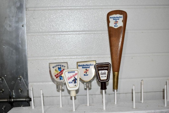Knickerbocker Rupert, Dark Beer, Natural Beer Tap Handle Markers (5 Total)
