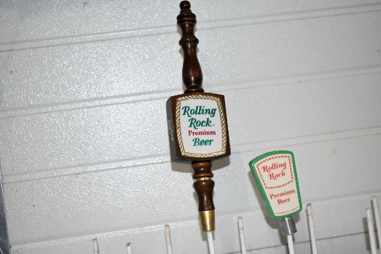 Rolling Rock Premium Beer Tap Handle Markers (2 Total)