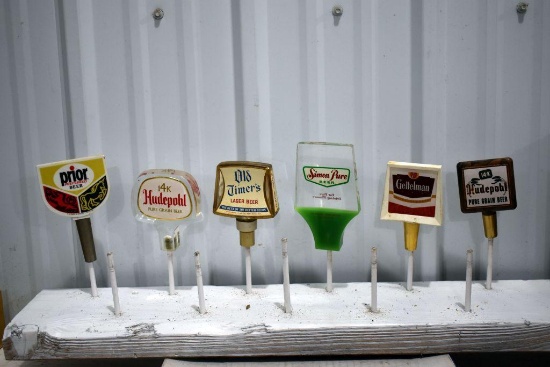 Hudepohl, Prior, Gettelman, Simon Pure, Lithia,Hudepohl Tap Handle Markers (6 Total)