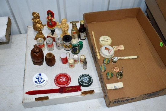 Assortment of Beer Advertising including Miller High Life