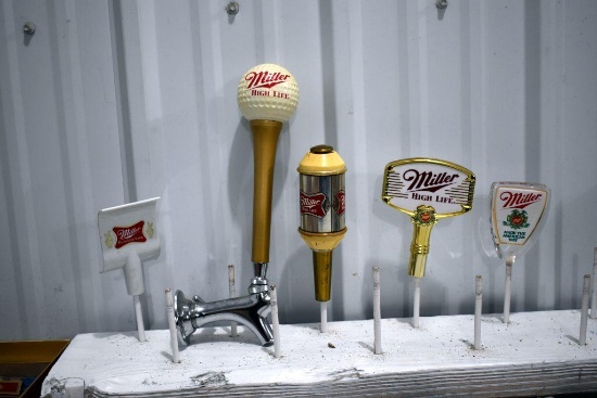 Miller High Life Beer Tap Handle Markers (4 Total)