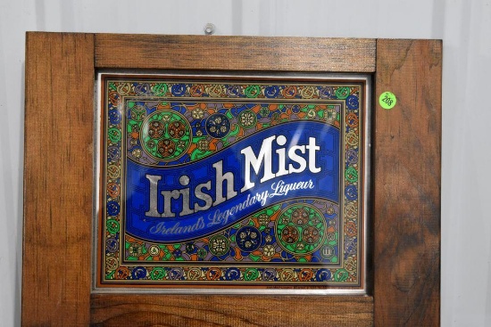 Irish Mist Legendary Liquor Framed Mirror