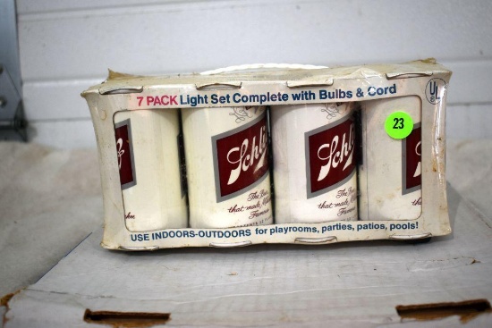 Schlitz Beer 7 Pack Party-Lites in original packaging