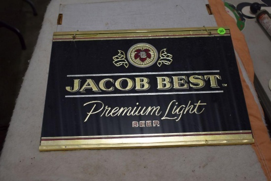 Glass Jacobs Best Premium Light Hanging Sign