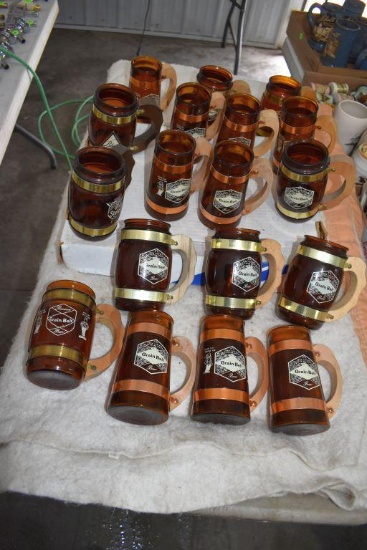 (18) Grainbelt Glass Mugs