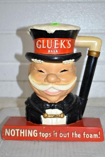 Gluek's Beer Plaster Advertising