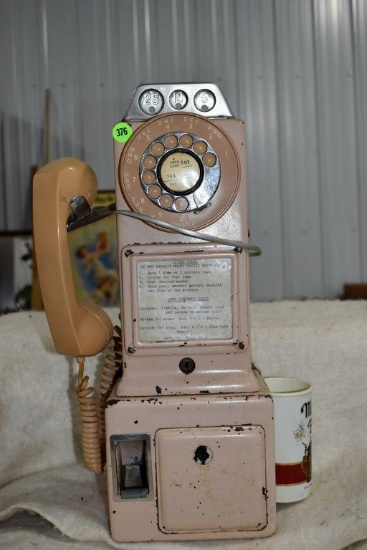 Automatic Electric Company Rotary Dial Wall Mounted Phone Code #96E10