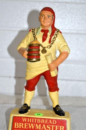 Whitbread Brewmaster Imported English Beer plastic advertising figure