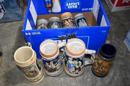 Assortment Of Steins