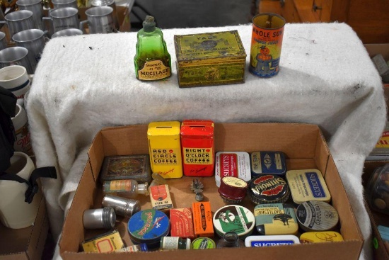 Advertising Tins and Tin Banks