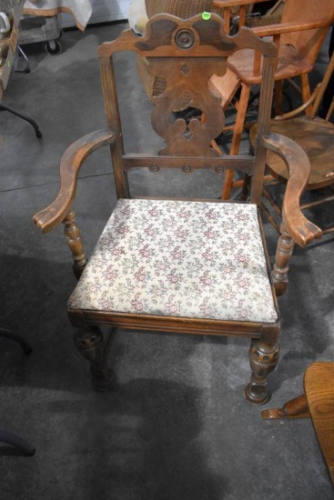 Walnut Armed Chair