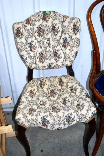 Upholstered Victorian Style Chair