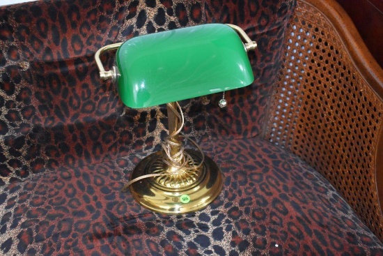 Glass Top Desk Lamp