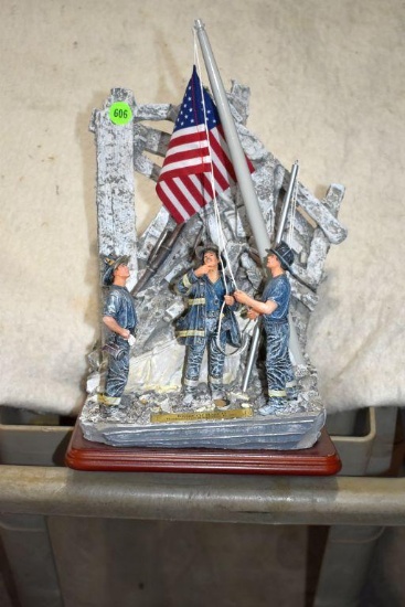 Red Hats Of Courage(image of hope II)Third Edition 0085/2500 Sculpture