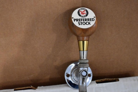 Hamm's Preferred Stock Beer Wooden Ball Tap Handle Marker