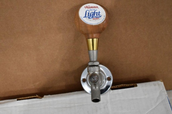 Hamm's Special Light Beer Wooden Ball Tap Handle Marker