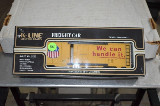 K-Line Trains UP Boxcar