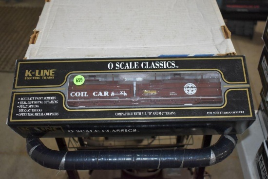 K-Line Trains BNSF Classic Coil Car