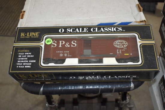 K-Line Trains O Scale Classic Boxcar