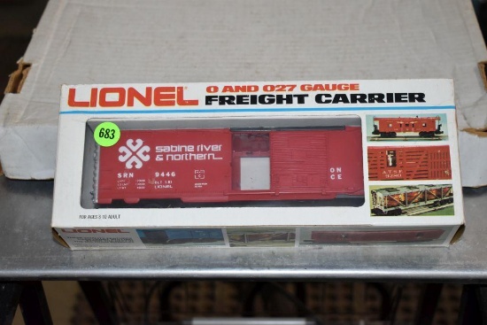 Lionel Sabine River & Northern Box Car