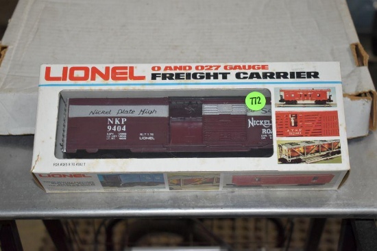 Lionel Nickel Plate Box Car