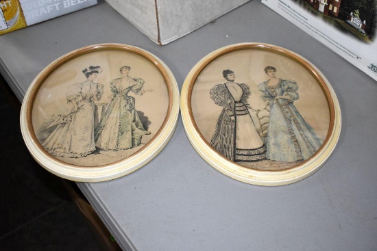 Victorian Style Ladies In Frames