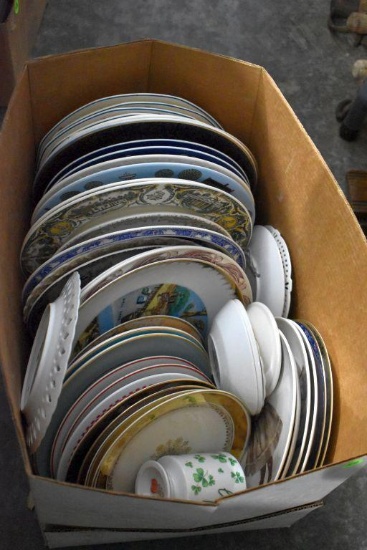 Large Assortment Of Porcelain Plates, Doll Plates