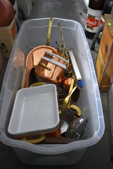 Copper Pans, Copper Chaffing Dish, Copper Ladles, Copper Pans