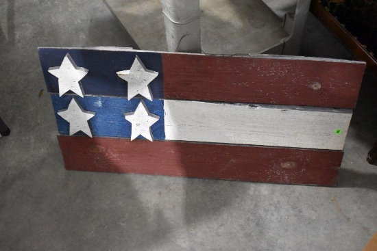 Painted U.S. Flag