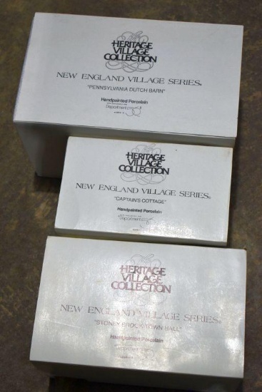(3) Department 56 Boxed Villages
