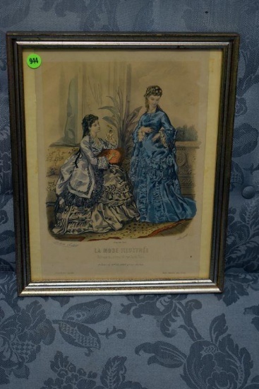 Victorian Style Cutout In Frame, 15''x12''
