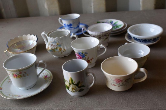 Porcelain Cups And Saucers