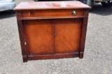 Rare Vintage Water Town Slide Table With 4 Leaves And 4 Table Top Pads, 20'' Long Fully Collapsed,
