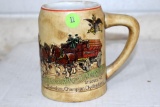 1980 Budweiser Champion Clydesdales Beer Stein Mug
