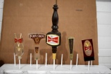 (5) Budweiser Beer Tap Handle Markers