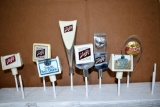 (8) Schlitz Beer, Malt Liquor, Light Beer Tap Handle Markers