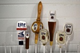 (7) Miller Lite Beer Tap Handle Markers