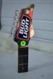 Vintage Bud Light Guitar Beer Tap Handle