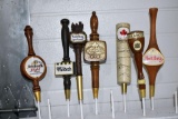 Heidelberg, Ansbach, Molson, Labatt's, Waldech, Erlanger Beer Tap Handle Markers (7 Total)